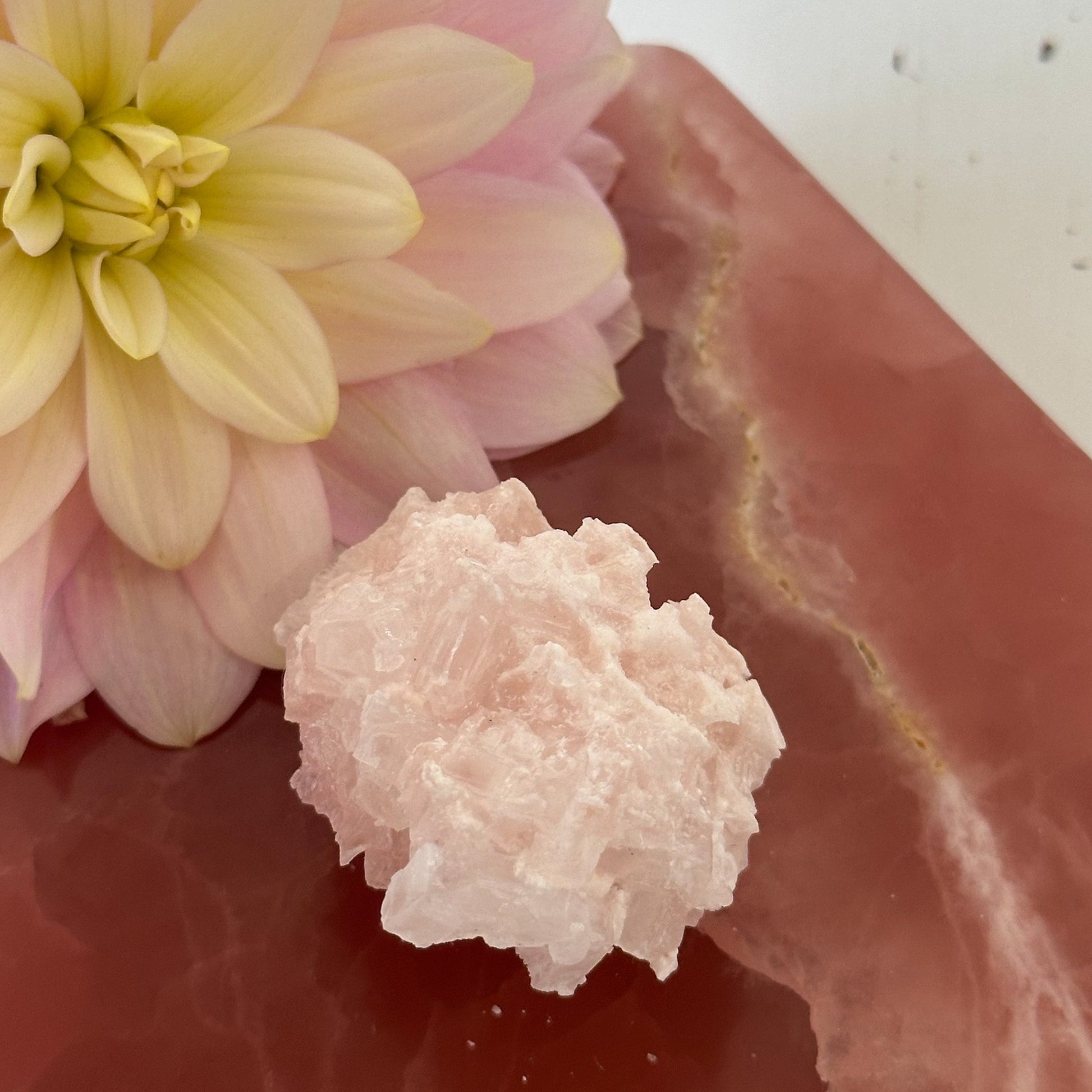 Pink Halite Cluster #892-Happily Zen