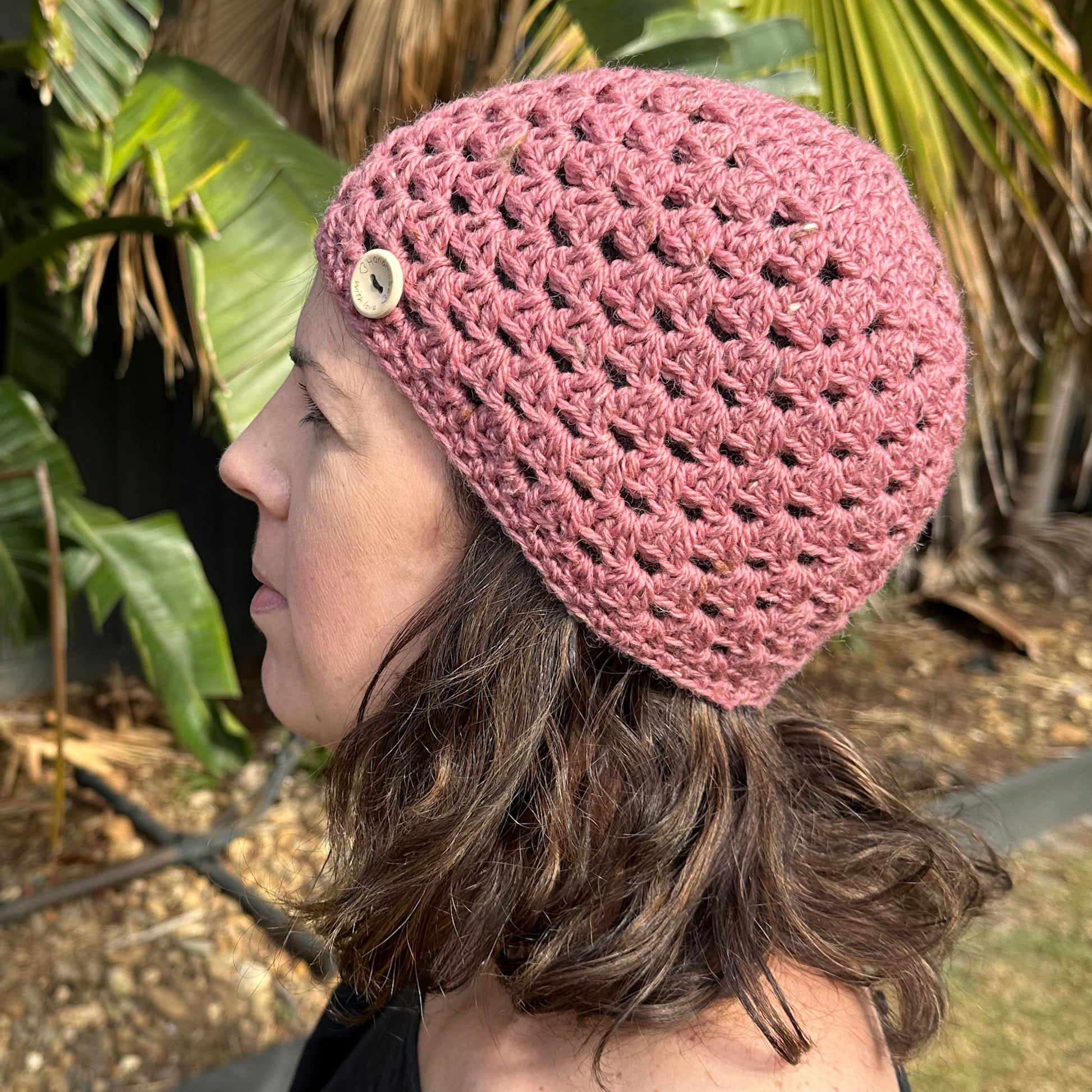 Pure Wool Beanie #1058-Happily Zen