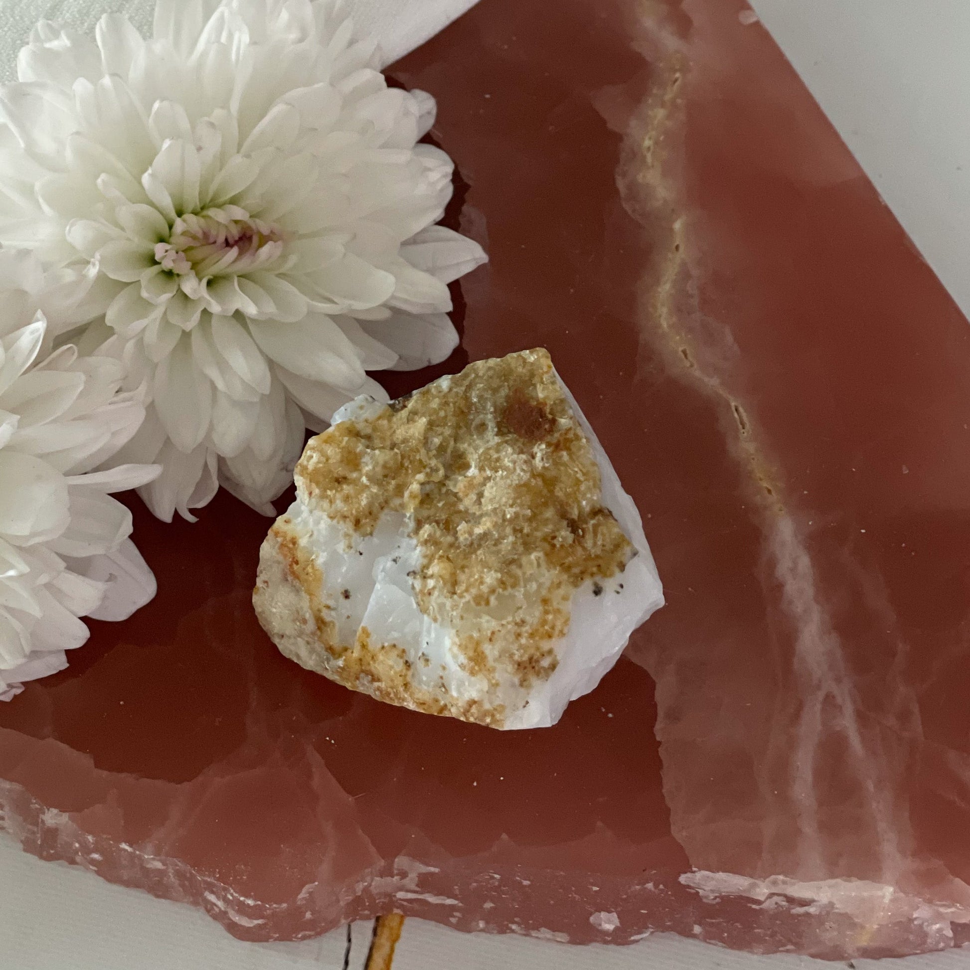 Raw Agate Opal #378-Happily Zen