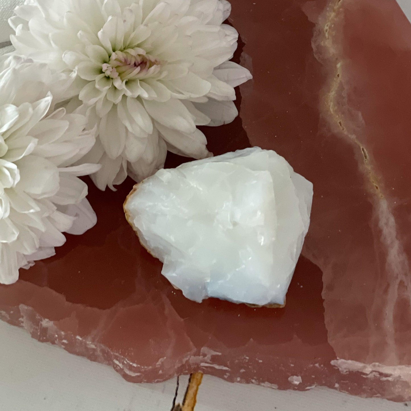 Raw Agate Opal #378-Happily Zen
