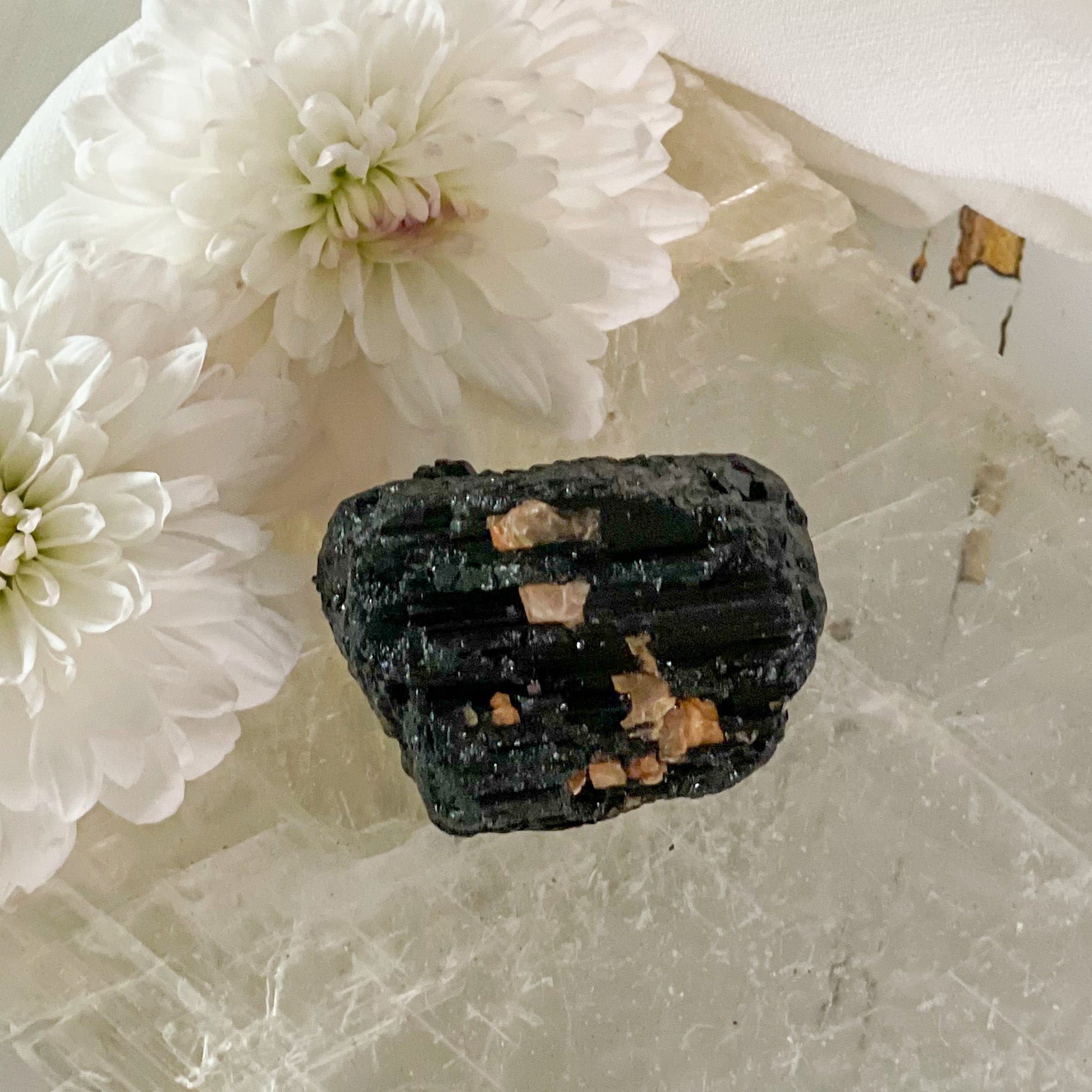 Raw Black Tourmaline #425-Happily Zen