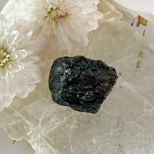 Raw Black Tourmaline #425-Happily Zen