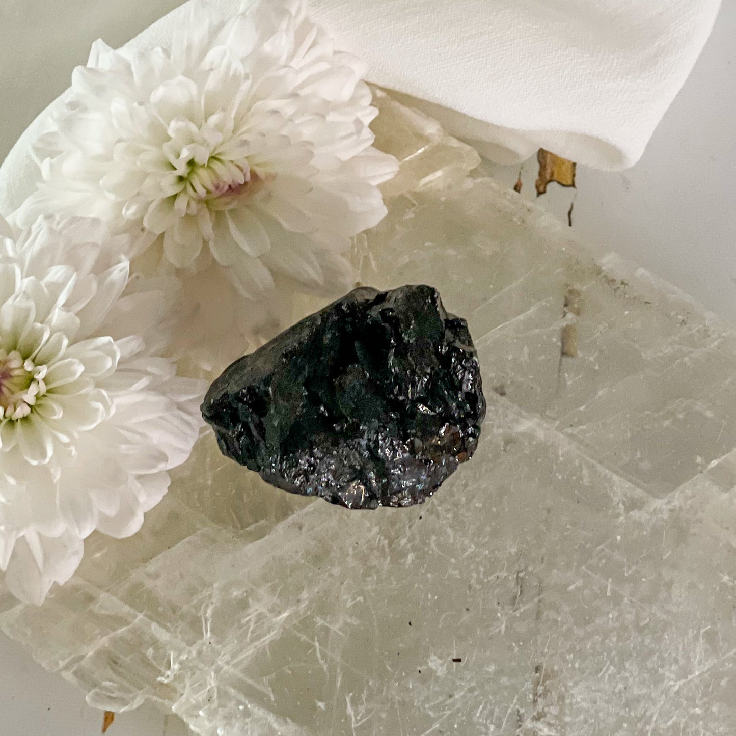 Raw Black Tourmaline #426-Happily Zen