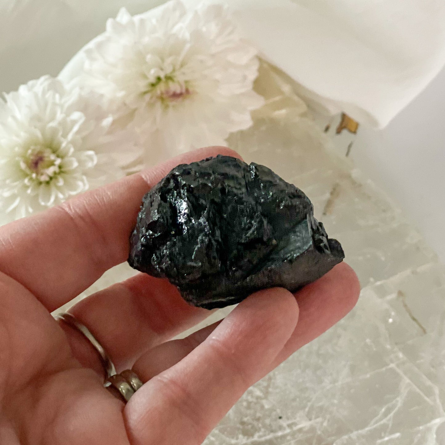 Raw Black Tourmaline #426-Happily Zen