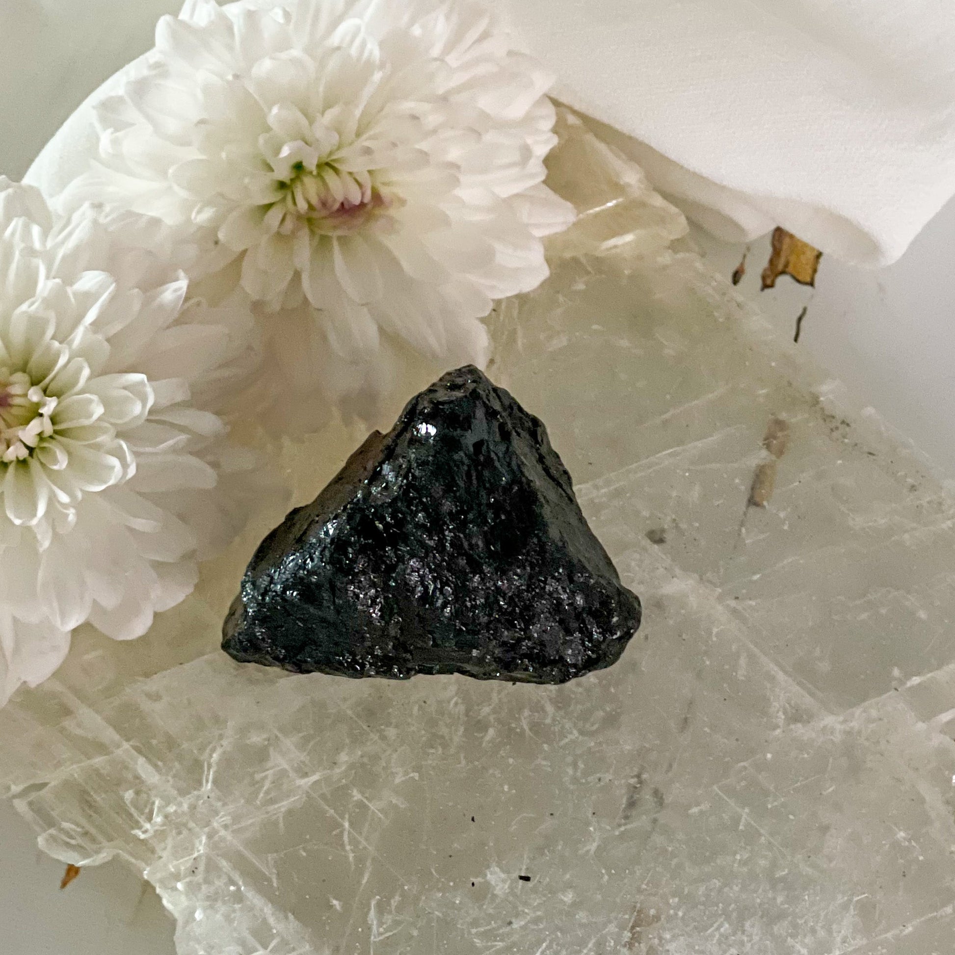 Raw Black Tourmaline #427-Happily Zen