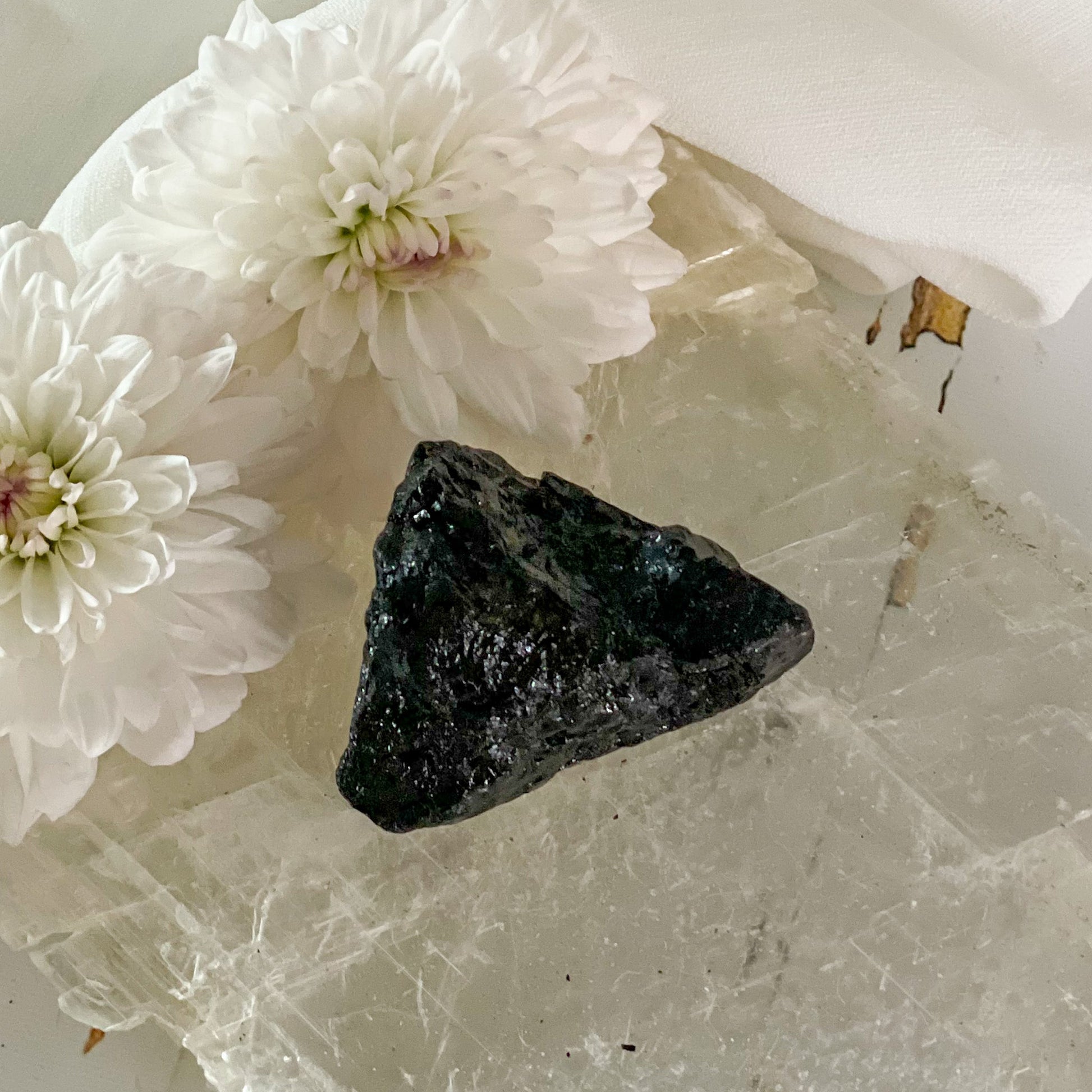 Raw Black Tourmaline #427-Happily Zen