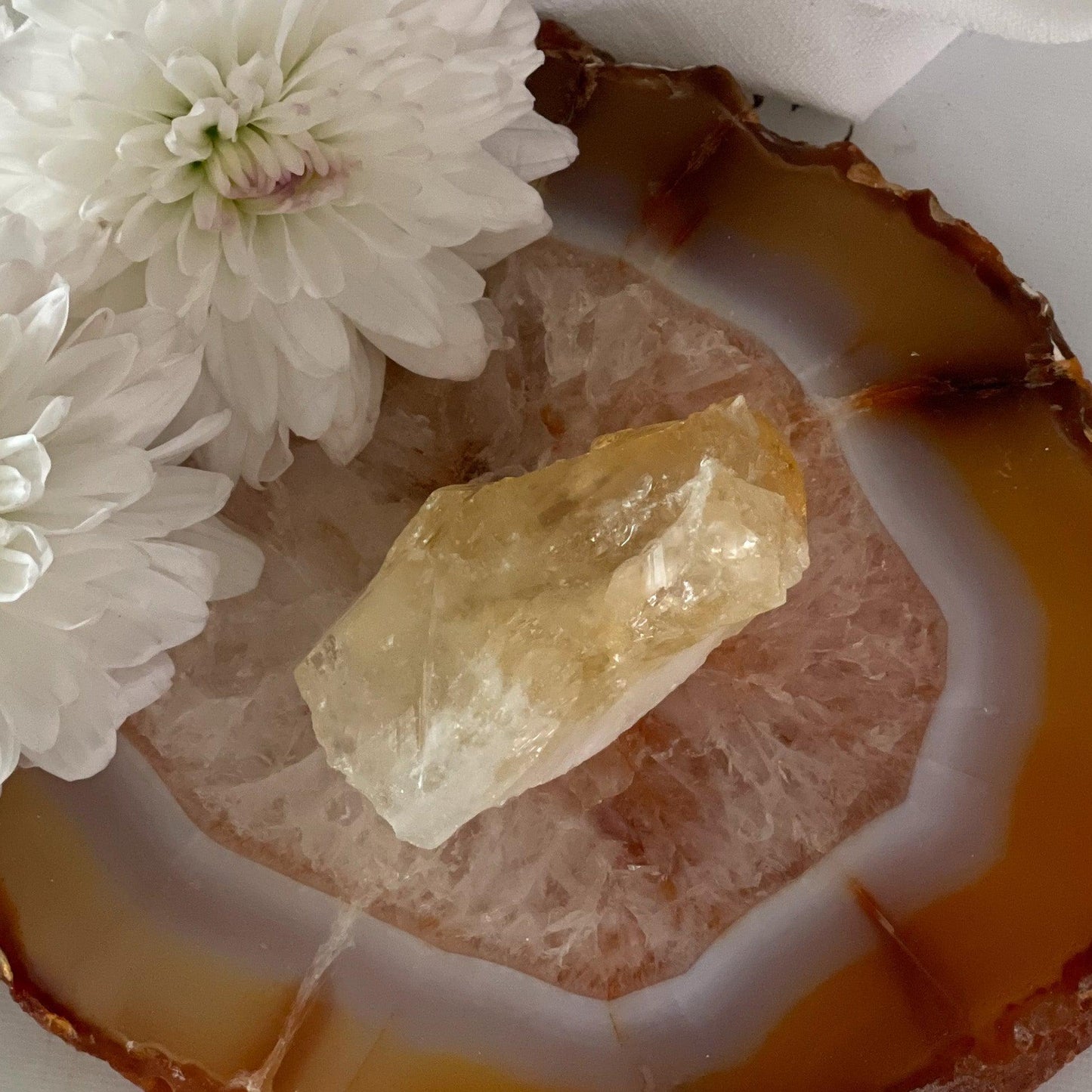 Raw Citrine #386-Happily Zen