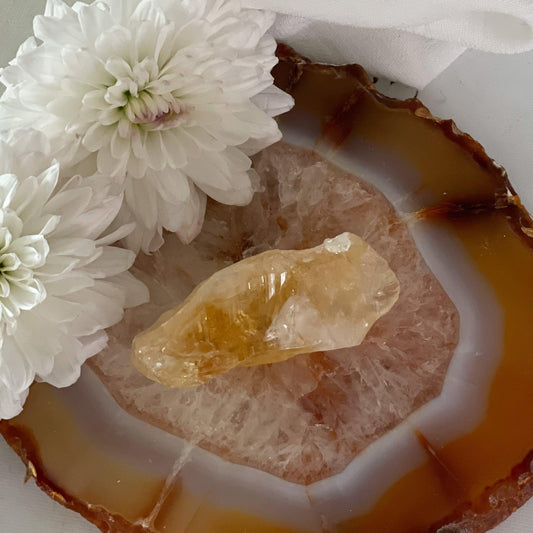 Raw Citrine #390-Happily Zen