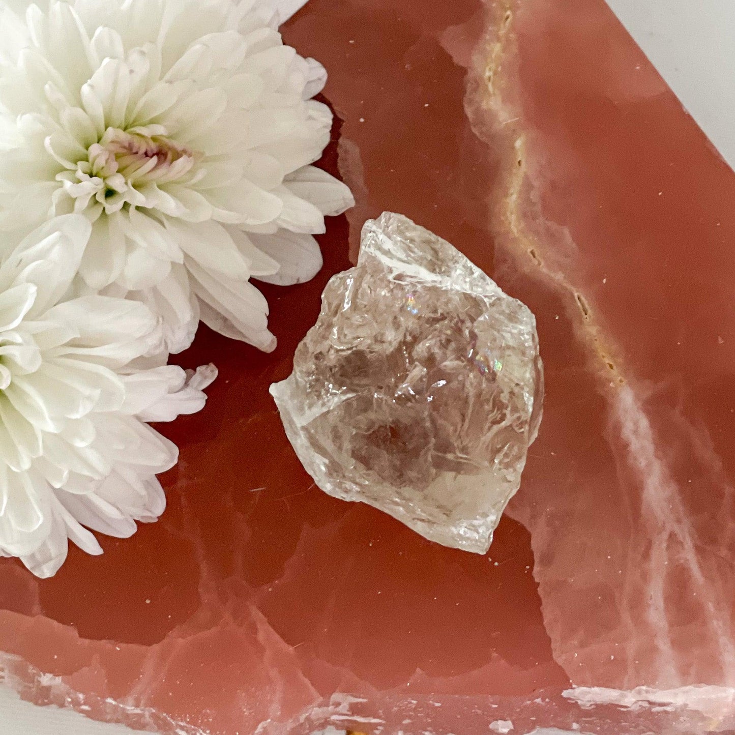 Raw Clear Quartz #368-Happily Zen