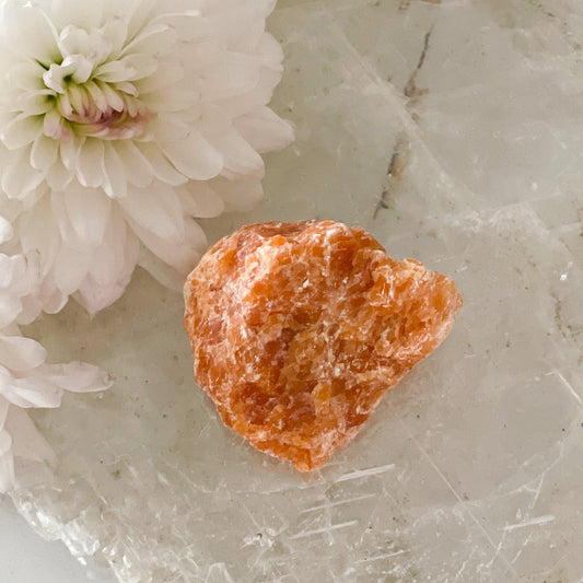 Raw Orchid Calcite #408-Happily Zen