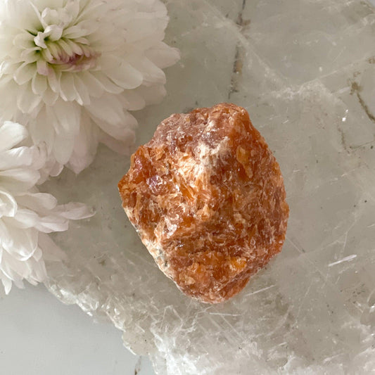 Raw Orchid Calcite #409-Happily Zen