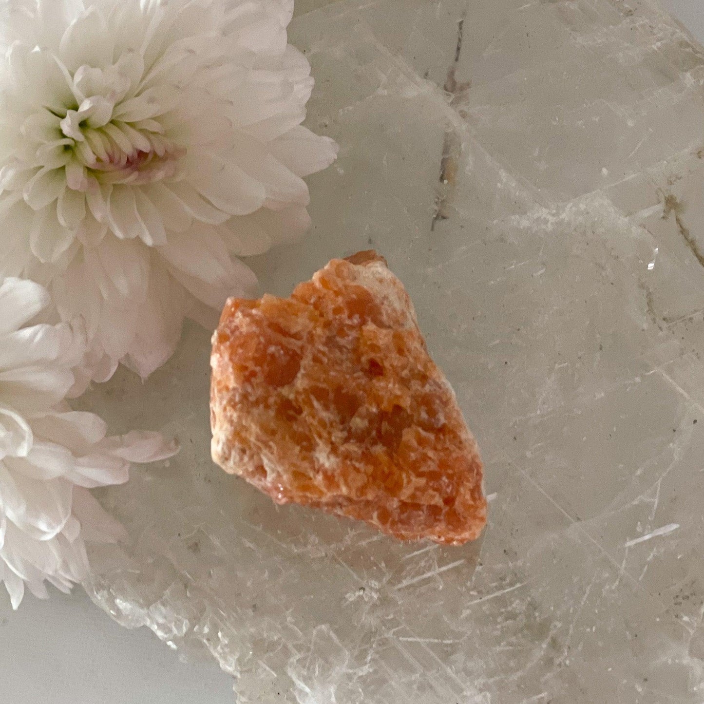 Raw Orchid Calcite #410-Happily Zen