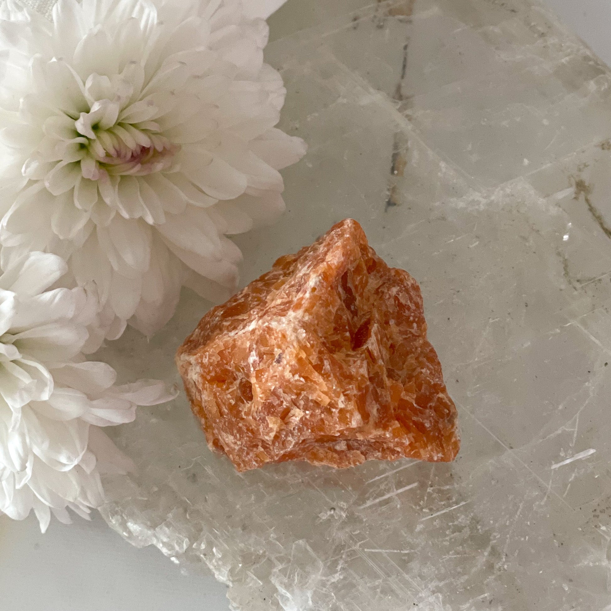 Raw Orchid Calcite #410-Happily Zen