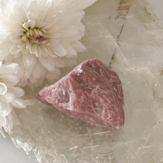 Raw Pink Jasper #354-Happily Zen