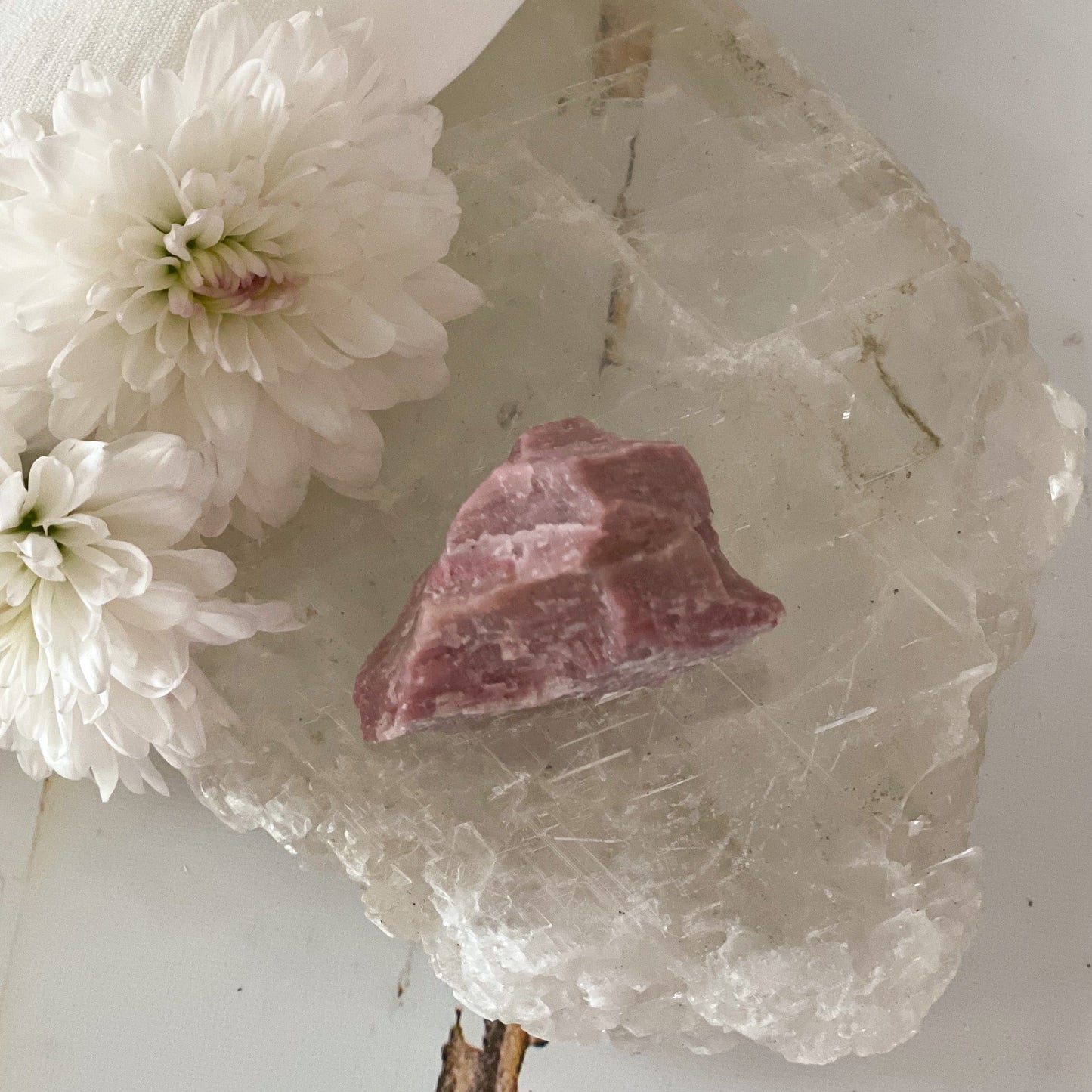 Raw Pink Jasper #356-Happily Zen