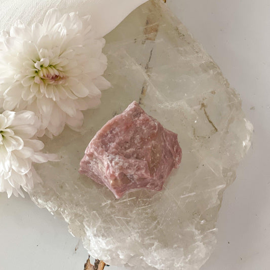 Raw Pink Jasper #357-Happily Zen