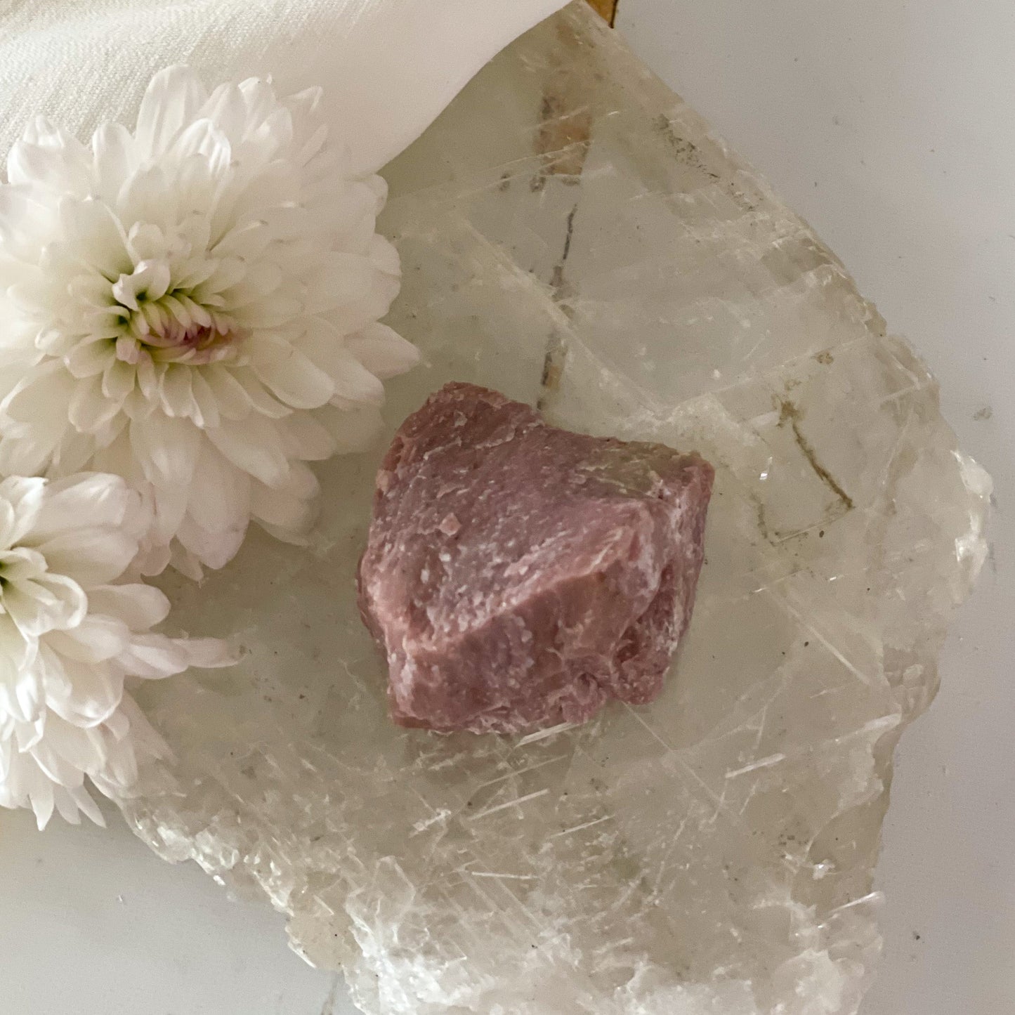 Raw Pink Jasper #358-Happily Zen