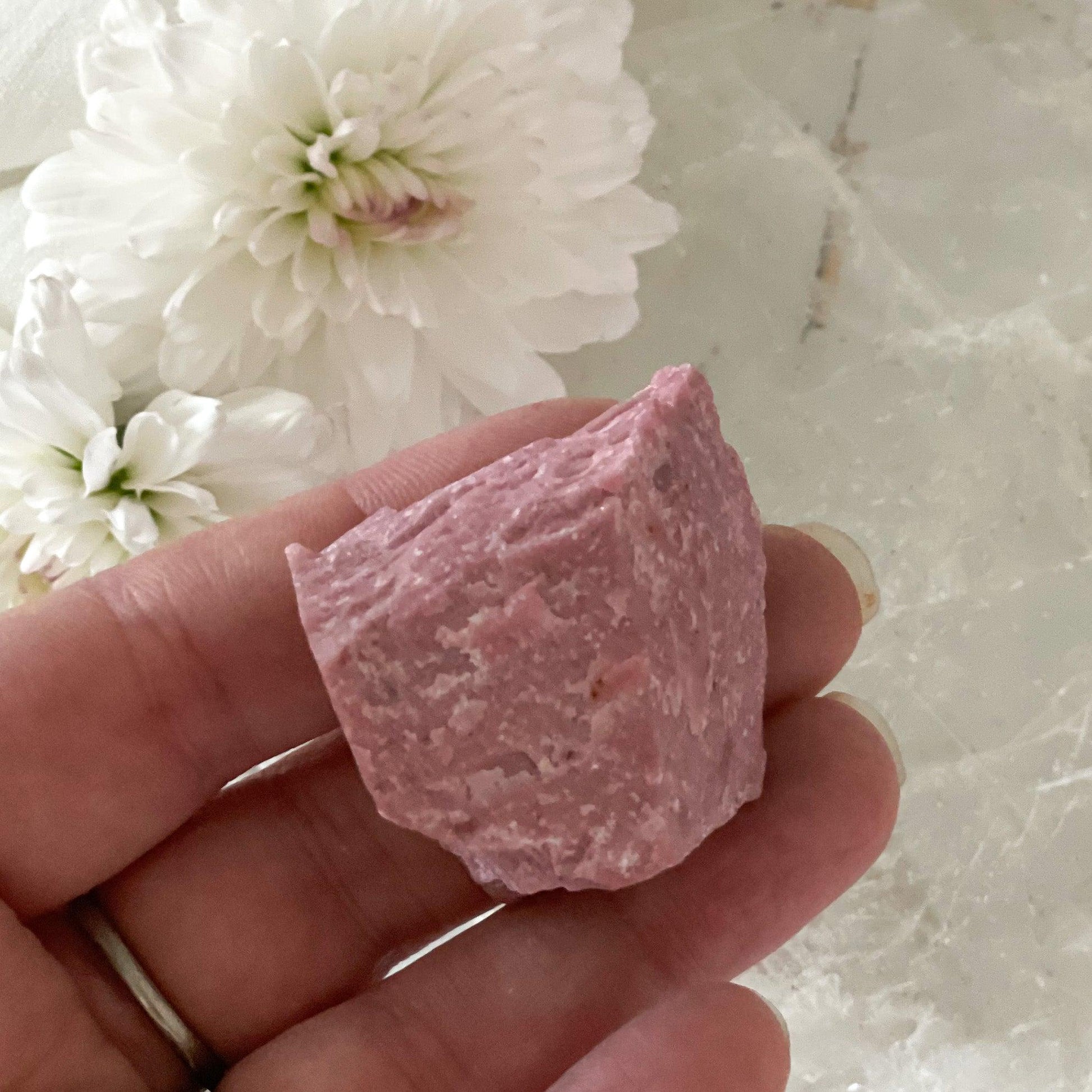 Raw Pink Jasper #359-Happily Zen