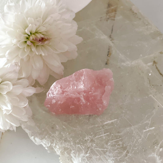 Raw Rose Quartz #203-Happily Zen