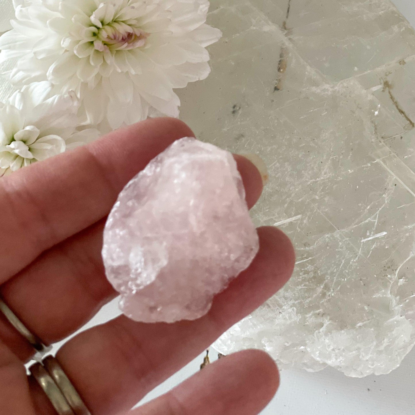 Raw Rose Quartz #204-Happily Zen