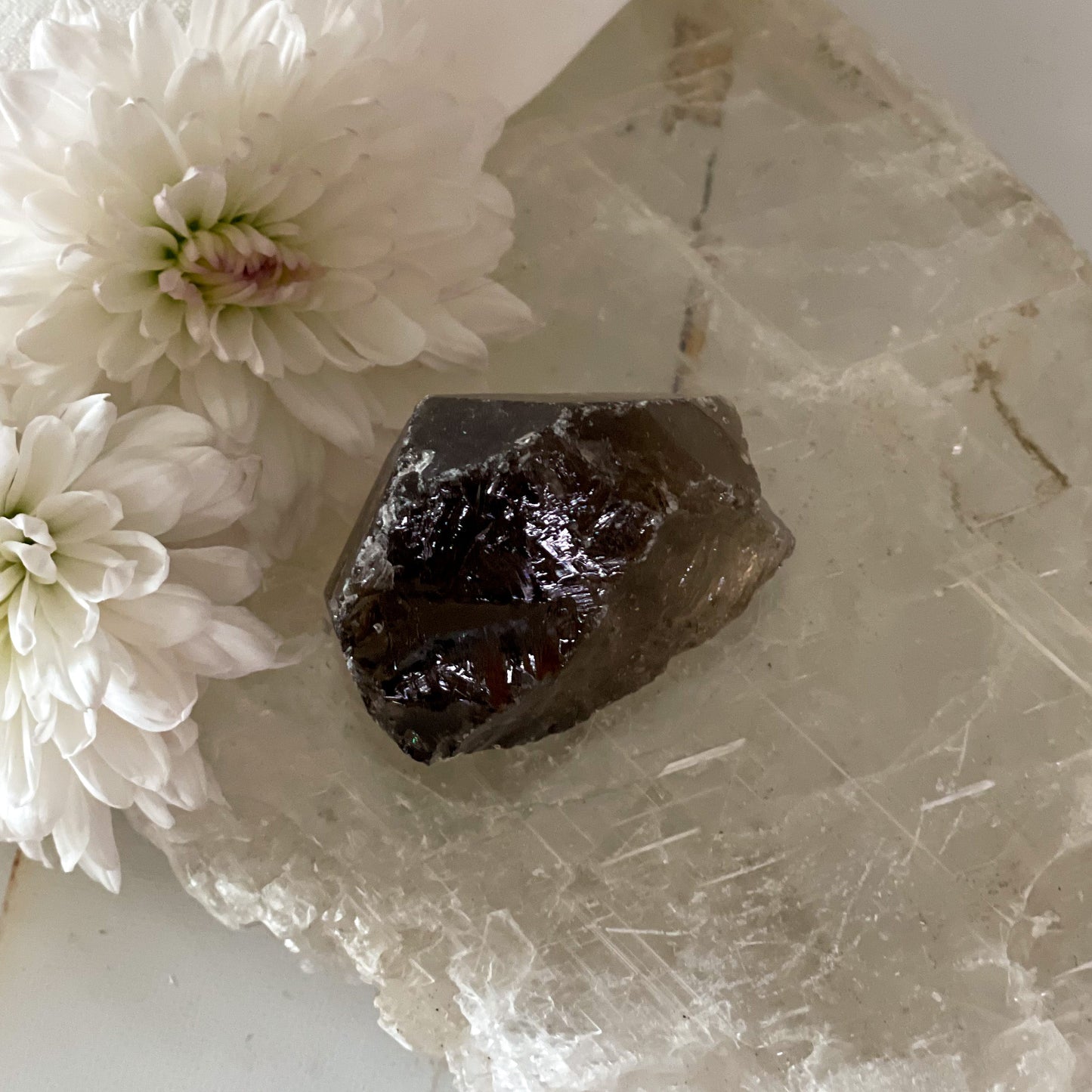 Raw Smokey Quartz #347-Happily Zen
