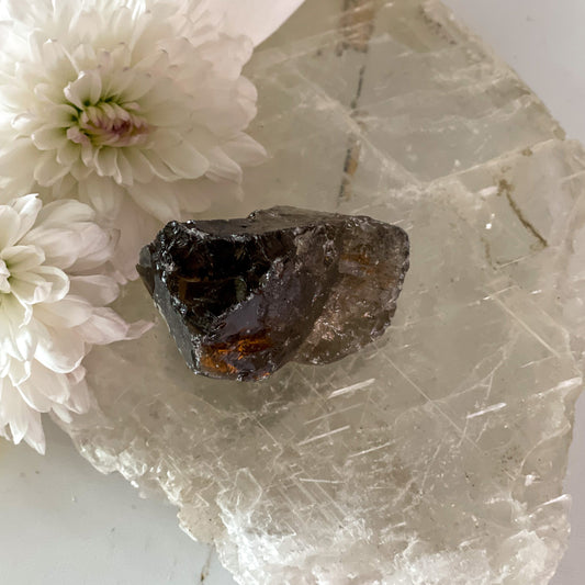 Raw Smokey Quartz #347-Happily Zen