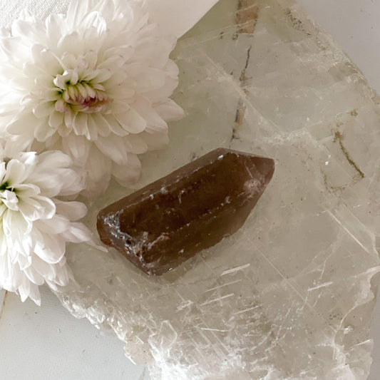 Raw Smokey Quartz #348-Happily Zen