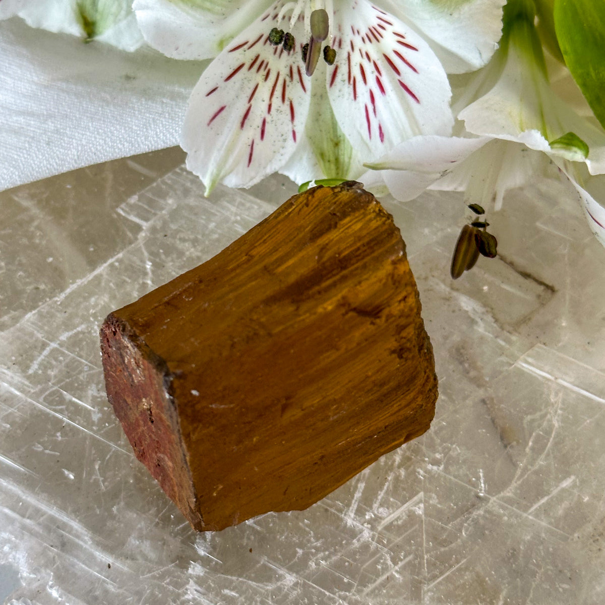 Raw Tigers Eye #1038-Happily Zen