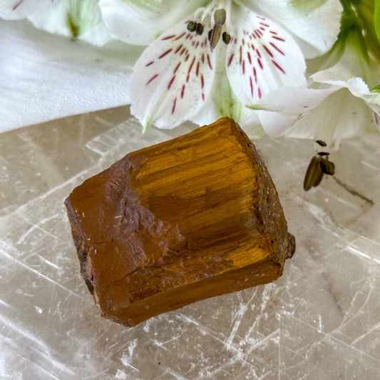 Raw Tigers Eye #1038-Happily Zen