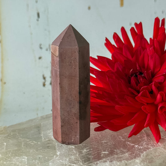 Red Jasper Tower #1281-Happily Zen