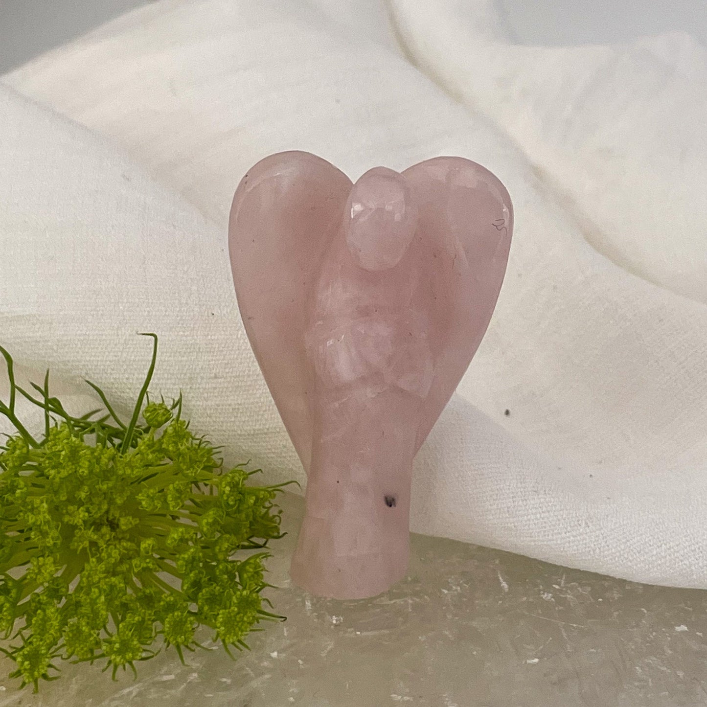 Rose Quartz Angel #545-Happily Zen