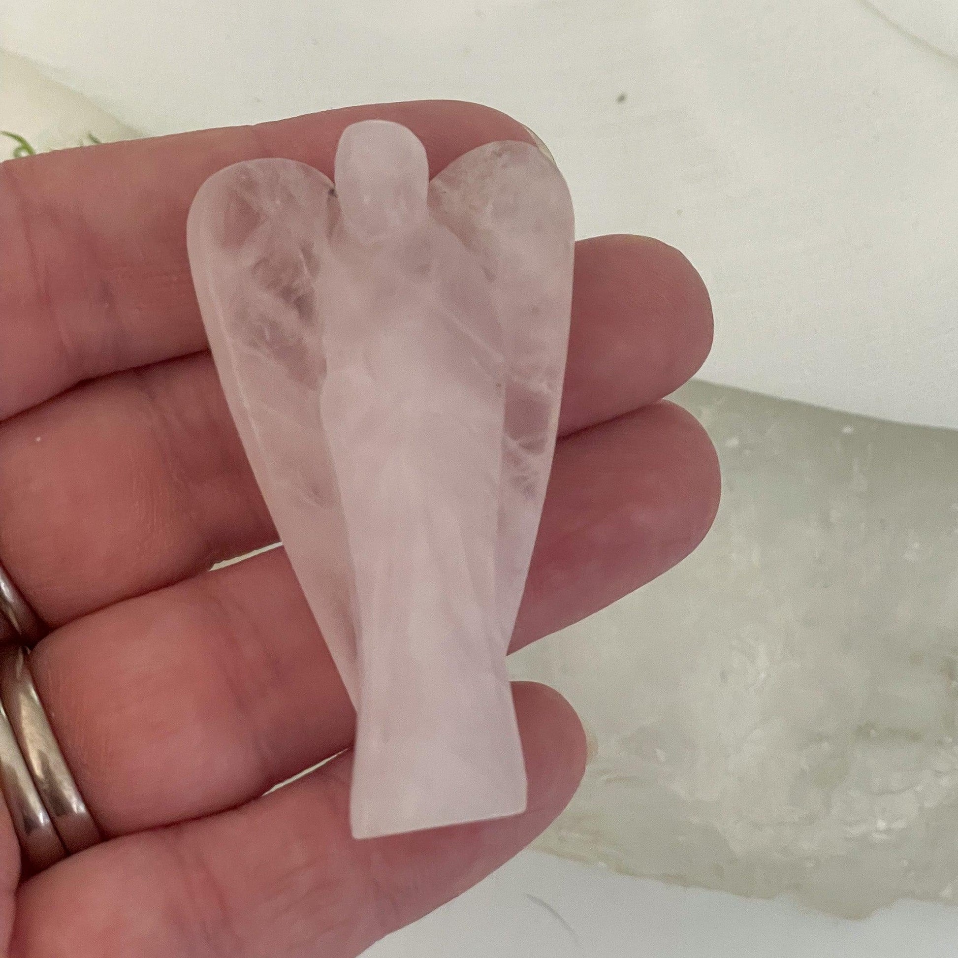 Rose Quartz Angel #547-Happily Zen