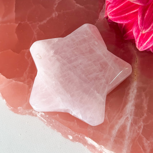 Rose Quartz Star #1117-Happily Zen