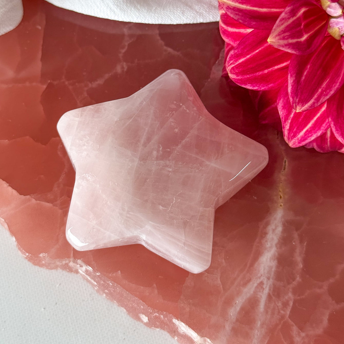Rose Quartz Star #1118-Happily Zen