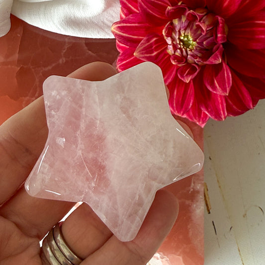 Rose Quartz Star #1118-Happily Zen
