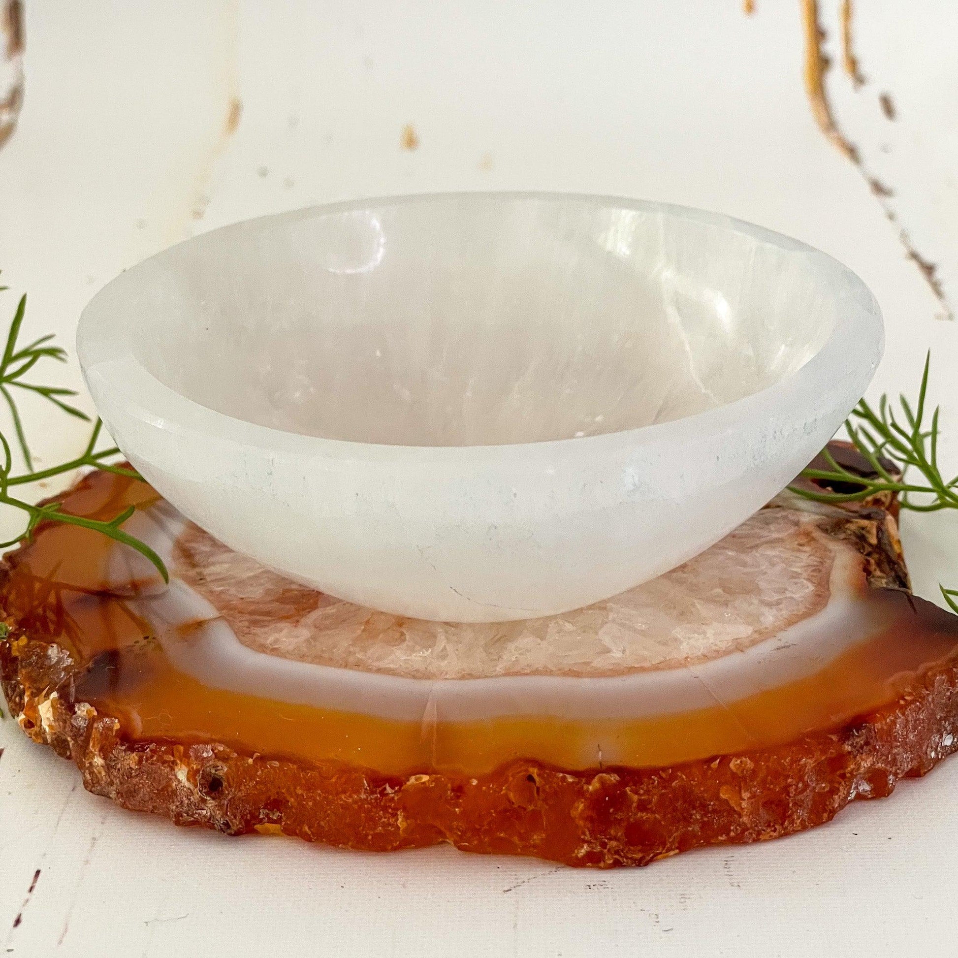 Selenite Bowl - Intuitively Chosen-Happily Zen