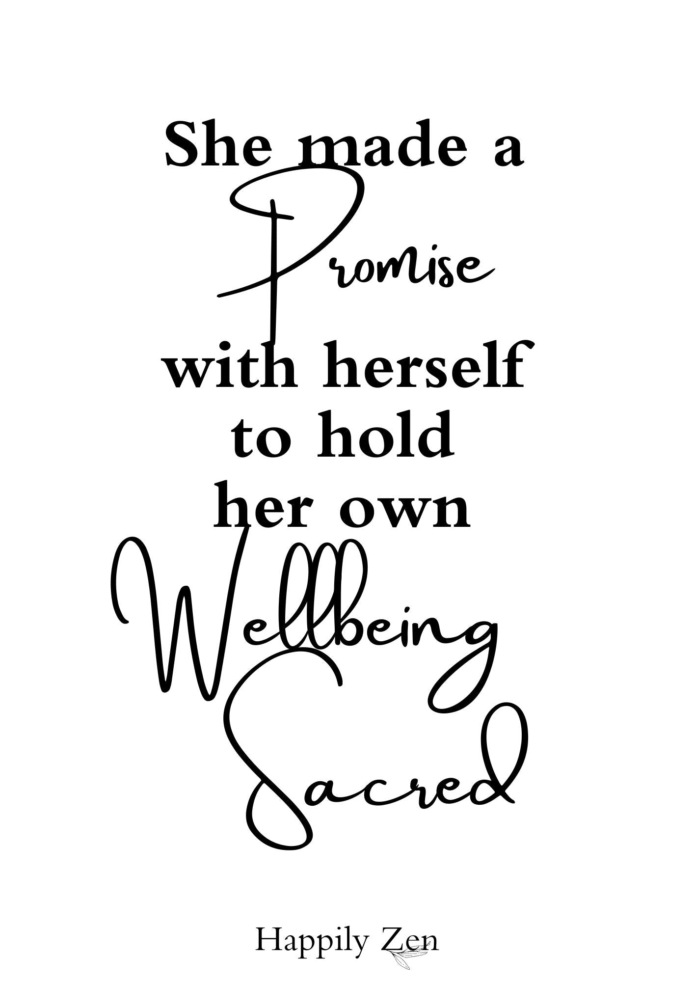 She made a promise...Digital Download-Happily Zen