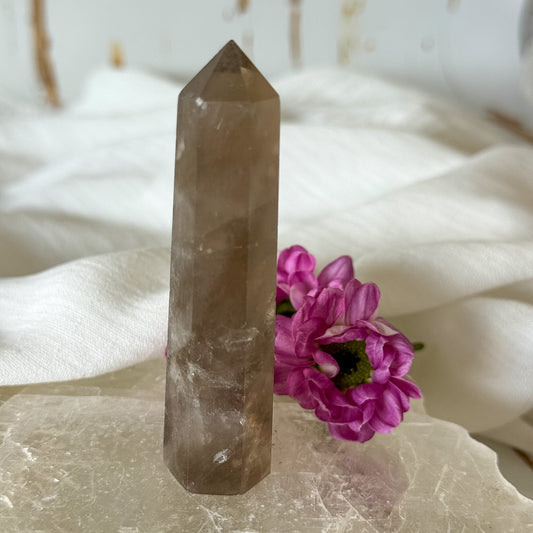 Smokey Quartz Tower #1346-Happily Zen
