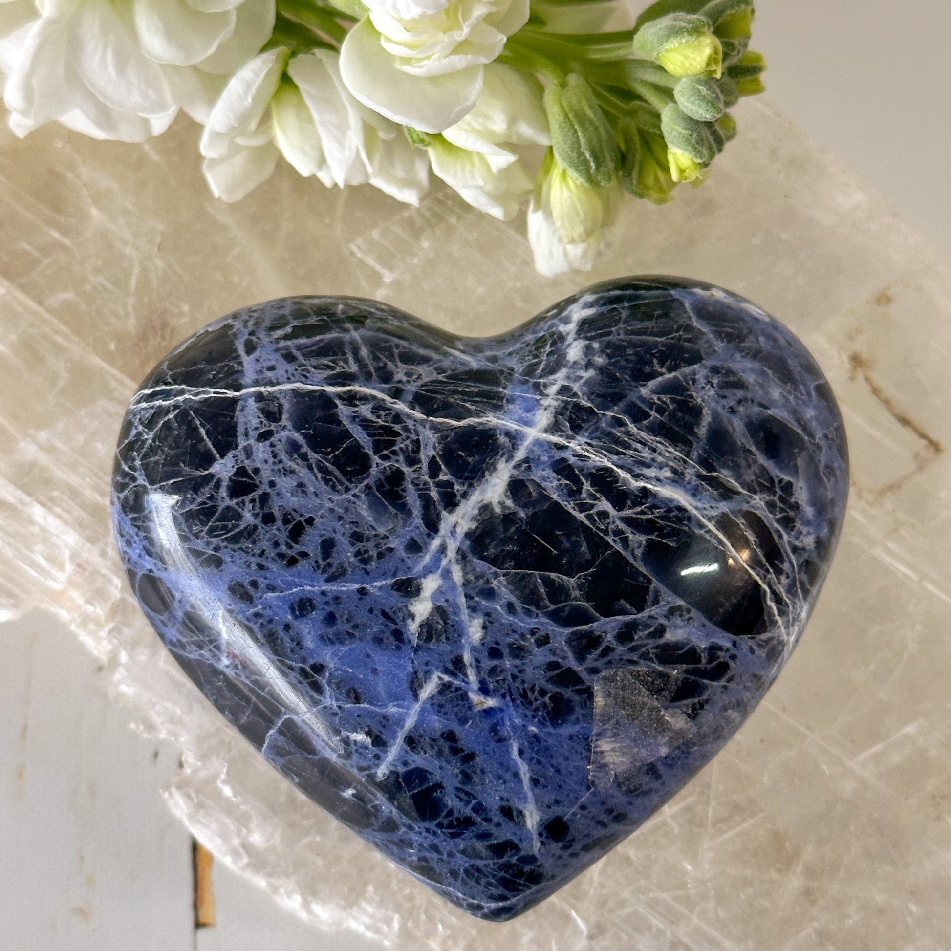 Sodalite Heart #829-Happily Zen