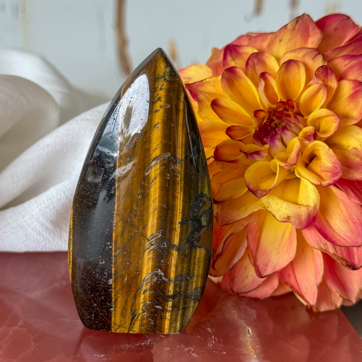 Tigers Eye Flame #1238-Happily Zen