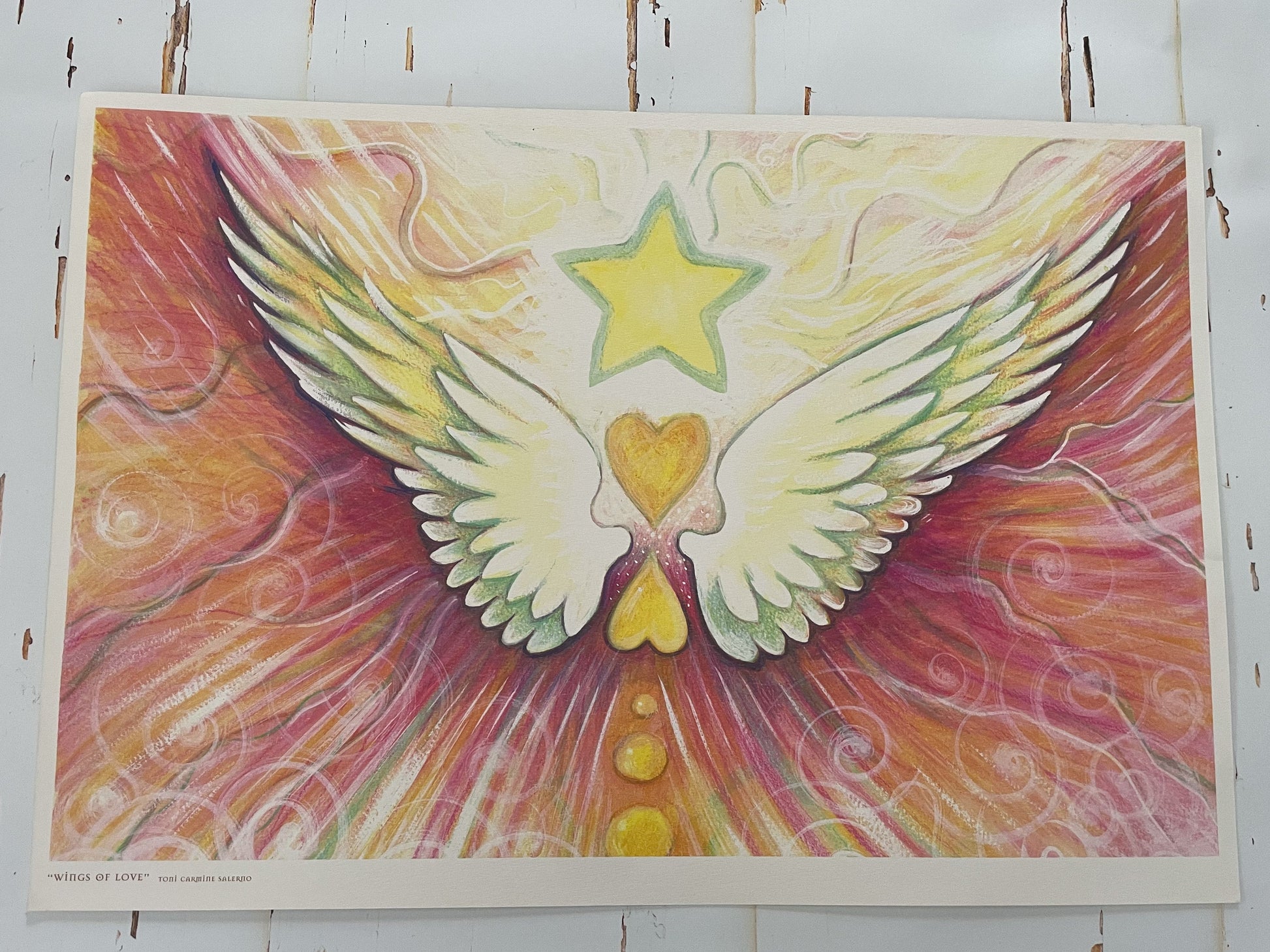 Wings of Love Print by Toni Carmine Salerno-Happily Zen